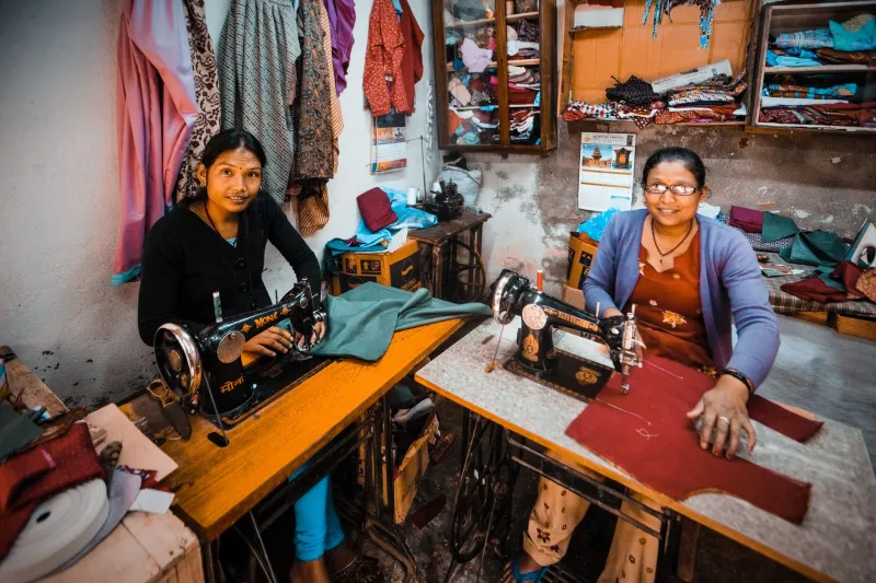 She Stitched Her Family Together on Nothing. Then the Fashion Industry Borrowed Her Needle.
